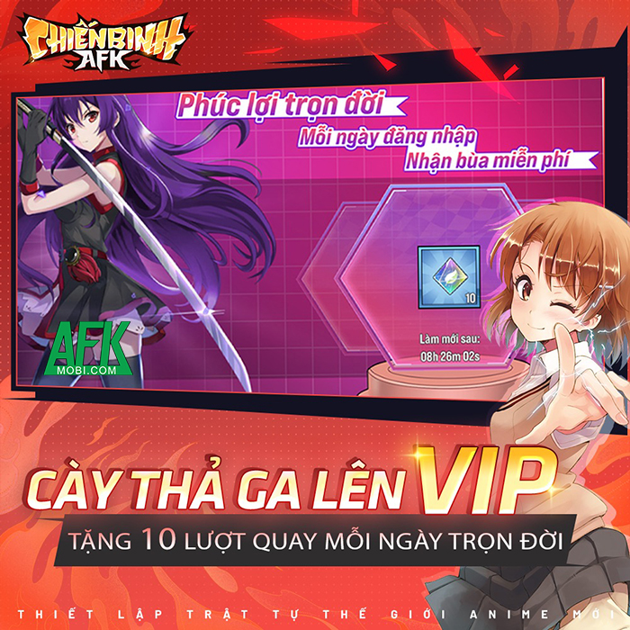 Game anime đa vũ trụ Chiến Binh AFK mở đăng ký sớm 3 Game anime đa vũ trụ Chiến Binh AFK mở đăng ký sớm 3