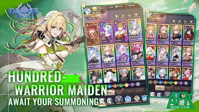 Destiny Oracle game đấu tướng rảnh tay sở hữu dàn nhân vật anime bắt mắt 1