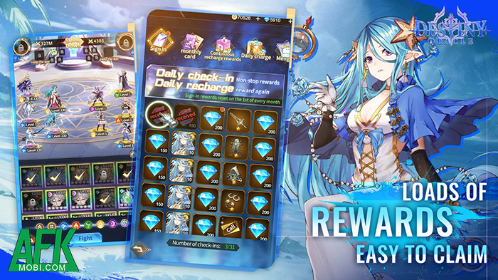 Destiny Oracle game đấu tướng rảnh tay sở hữu dàn nhân vật anime bắt mắt 3