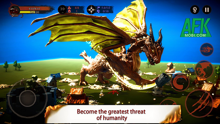 Hóa thân thành Rồng hung ác trong game hành động Era of Ash: Dragon 0 Hóa thân thành Rồng hung ác trong game hành động Era of Ash: Dragon 0