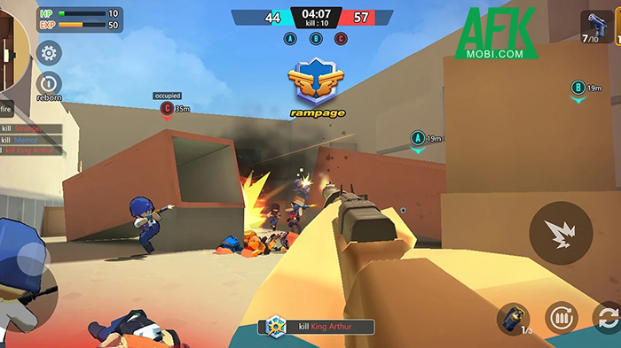 Fire War:Gunfight King game bắn súng hành động chịu nhiều cảm hứng từ Minecraft 1 Fire War:Gunfight King game bắn súng hành động chịu nhiều cảm hứng từ Minecraft 1