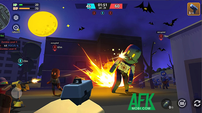 Fire War:Gunfight King game bắn súng hành động chịu nhiều cảm hứng từ Minecraft 2 Fire War:Gunfight King game bắn súng hành động chịu nhiều cảm hứng từ Minecraft 2