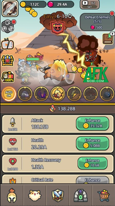 Bước vào cánh rừng bí ẩn trong game Forest Adventure: Idle RPG 1