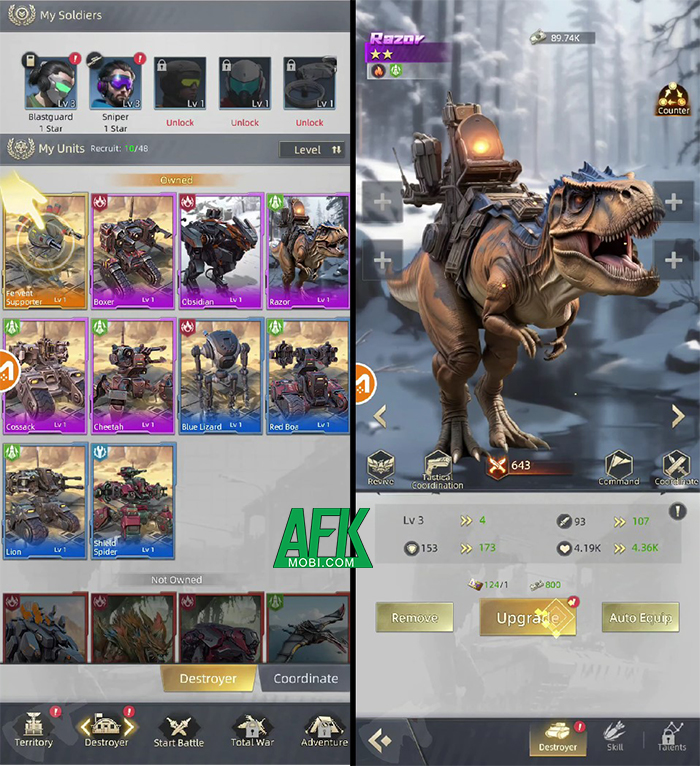 Gầy dựng bộ lạc Khủng Long trong game Transdinos: Jurassic Mecha War 1