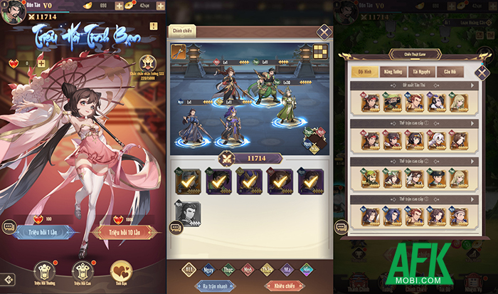 AFKMobi tặng nhiều gift code game 3Q Tốc Biến giá trị 1