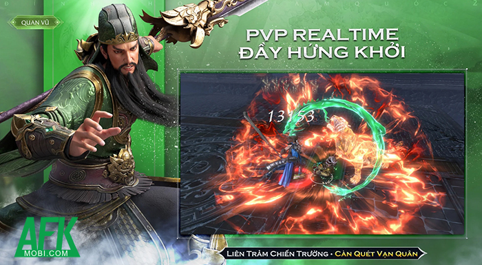 AFKMobi tặng nhiều gift code game Đỉnh Phong 2 - Tân Tam Quốc giá trị 1