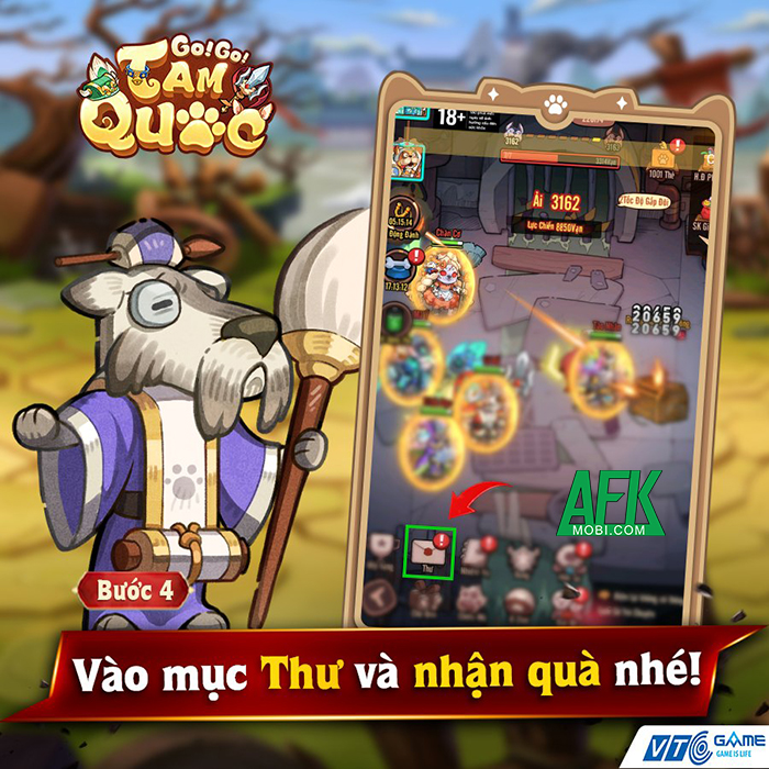 AFKMobi tặng nhiều gift code game GoGo Tam Quốc - VTC Game giá trị 1 AFKMobi tặng nhiều gift code game GoGo Tam Quốc - VTC Game giá trị 1