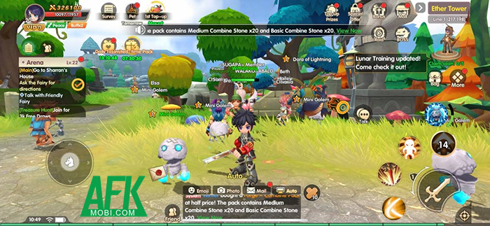 AFKMobi tặng nhiều gift code game LUNA:Vương Quốc Ánh Trăng giá trị 1 AFKMobi tặng nhiều gift code game LUNA:Vương Quốc Ánh Trăng giá trị 1