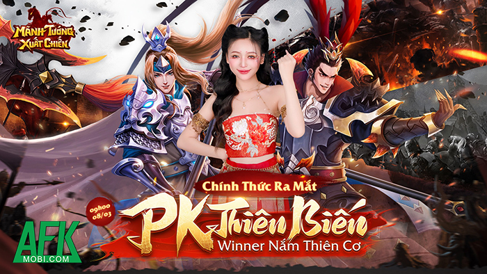 AFKMobi tặng nhiều gift code game Mãnh Tướng Xuất Chiến - 3Q giá trị 1 AFKMobi tặng nhiều gift code game Mãnh Tướng Xuất Chiến - 3Q giá trị 1