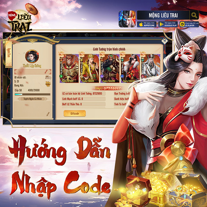 AFKMobi tặng 777 gift code game Mộng Liêu Trai - Liêu Trai Thần Ký 0 AFKMobi tặng 777 gift code game Mộng Liêu Trai - Liêu Trai Thần Ký 0