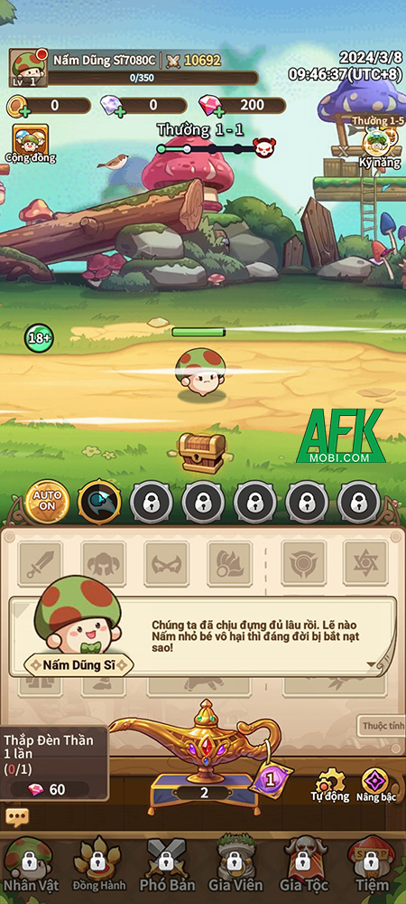 AFKMobi tặng nhiều gift code game Maple Rush - Nấm Lùn Tiến Lên giá trị 1 AFKMobi tặng nhiều gift code game Maple Rush - Nấm Lùn Tiến Lên giá trị 1