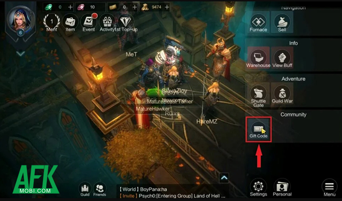 AFKMobi tặng nhiều gift code game Raziel Rebirth: Dungeon Raid giá trị 0 AFKMobi tặng nhiều gift code game Raziel Rebirth: Dungeon Raid giá trị 0