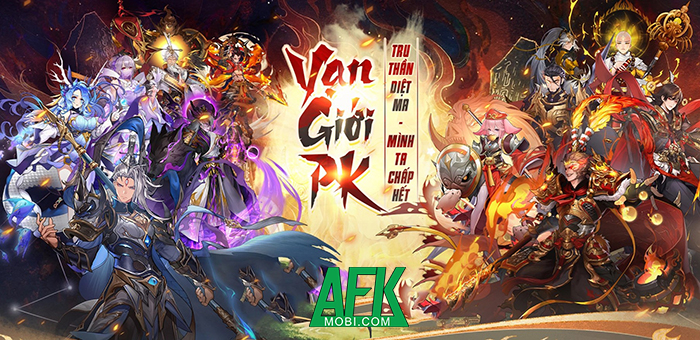AFKMobi tặng nhiều gift code game Vạn Giới PK giá trị 0