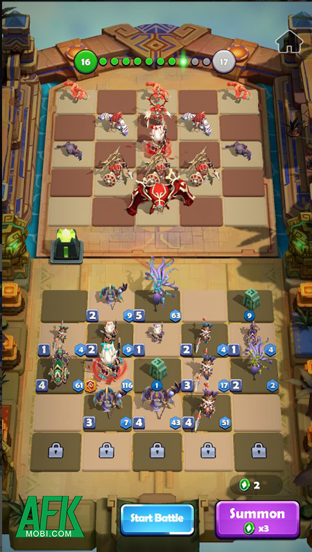 Idle Sky Village – Hero Merge: Ghép đội anh hùng, đánh bại quái vật 0