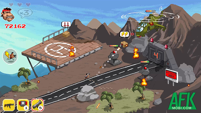 John Mambo, Retro Shoot Action game hành động bắn súng pixel đậm chất game thùng 1
