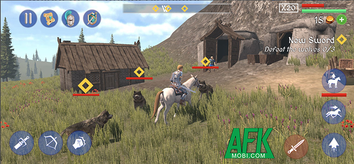 Knight RPG - Knight Simulator: Con đường luyện tập trở thành một Kỵ Binh vĩ đại 2