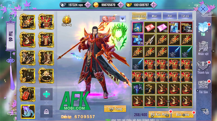 Mạnh hết nấc, đẹp hết hồn với kho tính năng phong phú của Nhất Mộng Cửu Thiên Mobile 0