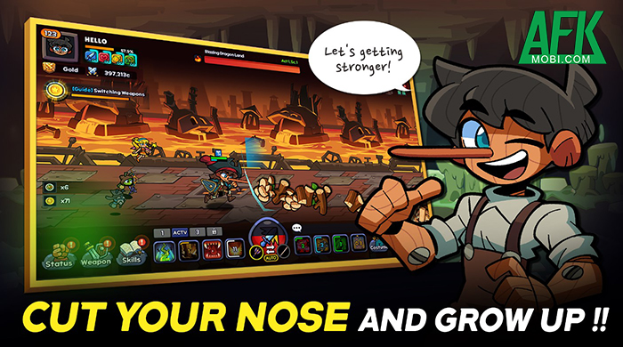 Pinocchio Hero : IDLE RPG - Khi cậu bé người gỗ Pinocchio hóa thân thành người hùng 0