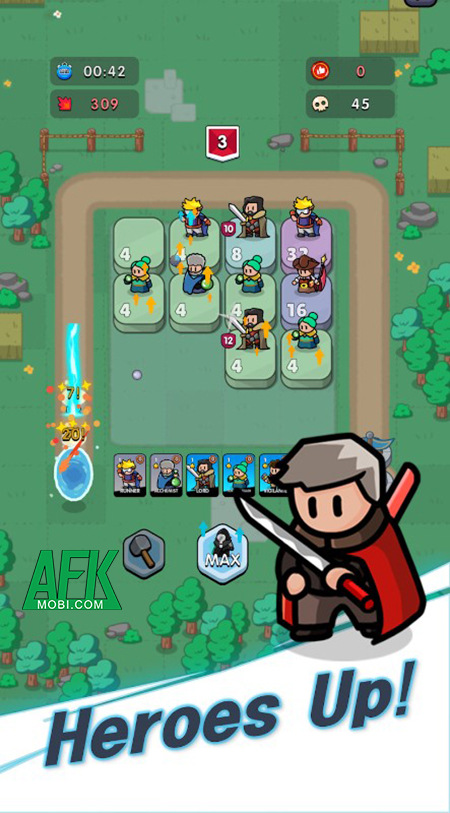 Random Hero Defense sự kết hợp hoàn hảo giữa lối chơi Phòng thủ và Giải đố 1