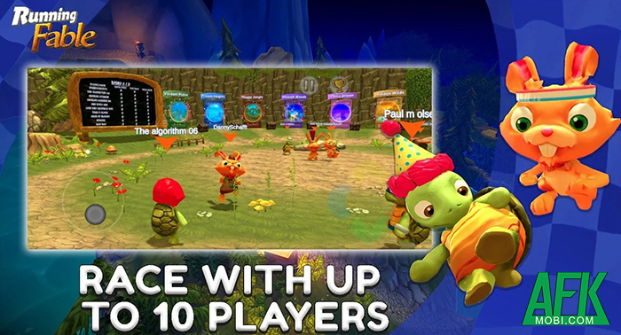 Game đua xe vui nhộn Running Fable tái hiện cuộc thi Rùa và Thỏ 0
