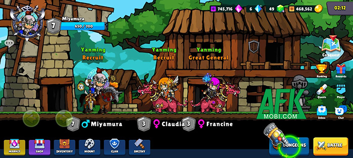 Toss Kingdom Multiplayer game bắn súng canh tọa độ không cần chờ lượt 3