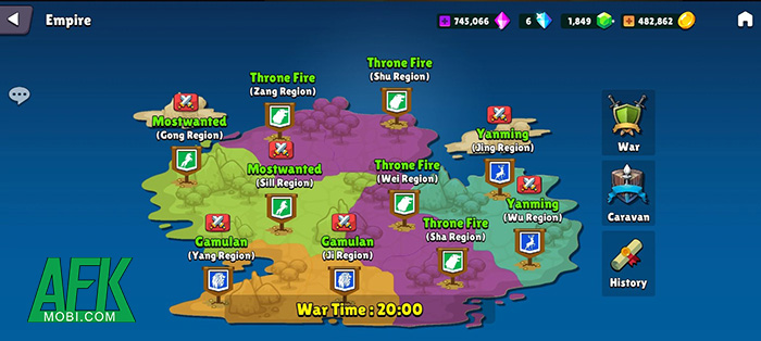 Toss Kingdom Multiplayer game bắn súng canh tọa độ không cần chờ lượt 5