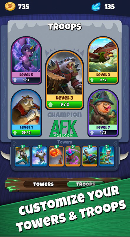Tower Rush Legends game chiến thuật thủ tháp PvP lấy chủ đề thế giới động vật 2 Tower Rush Legends game chiến thuật thủ tháp PvP lấy chủ đề thế giới động vật 2