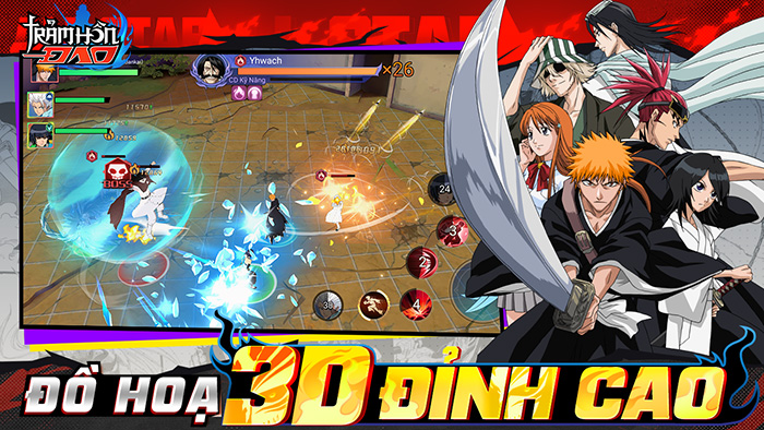 Trảm Hồn Đao Mobile game nhập vai Bleach 3D thế hệ mới mở bản test 1 Trảm Hồn Đao Mobile game nhập vai Bleach 3D thế hệ mới mở bản test 1