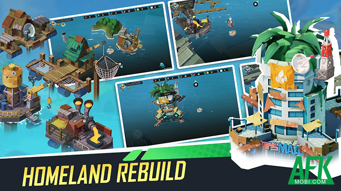 Tái thiết quê hương, xây dựng khu định cư mới trong game mobile Valiant Ark 3