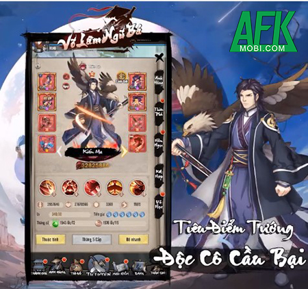 Võ Lâm Ngũ Bá RPG Idle - Game nhập vai đấu tướng chủ đề kiếm hiệp Kim Dung dễ chơi dễ nghiện 1