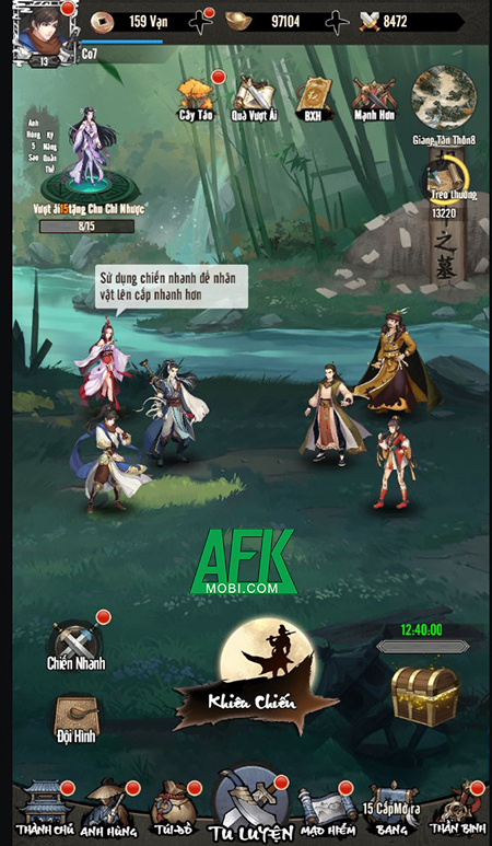 Võ Lâm Ngũ Bá RPG Idle - Game nhập vai đấu tướng chủ đề kiếm hiệp Kim Dung dễ chơi dễ nghiện 4