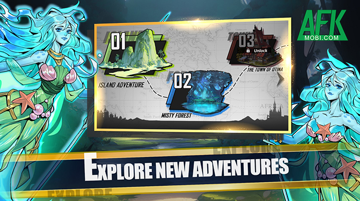Khám phá lục địa fantasy huyền ảo trong game nhập vai giải đố Battle & Puzzles: Match-3 RPG 3