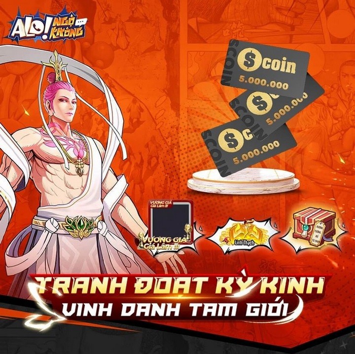 Mọt Game tặng 300 gift code Alo Ngộ Không độc quyền Mọt Game tặng 300 gift code Alo Ngộ Không độc quyền