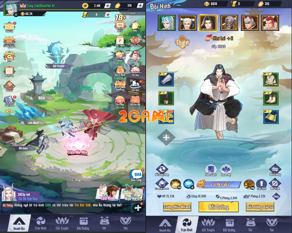 Dàn nhân vật của game Alo Ngộ Không Dàn nhân vật của game Alo Ngộ Không