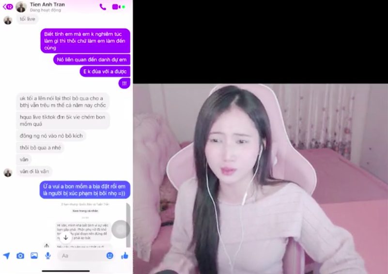 Nữ streamer 'gà nhà' bị bôi nhọ danh dự, Tùng Hoạ Mi đăng video 20 phút quyết làm rõ - Ảnh 1. Nữ streamer 'gà nhà' bị bôi nhọ danh dự, Tùng Hoạ Mi đăng video 20 phút quyết làm rõ - Ảnh 1.