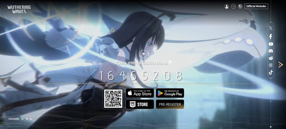Wuthering Waves ghi nhận số lượng người đăng ký tăng đột biến chỉ trong 1 tuần- Ảnh 3. Wuthering Waves ghi nhận số lượng người đăng ký tăng đột biến chỉ trong 1 tuần- Ảnh 3.