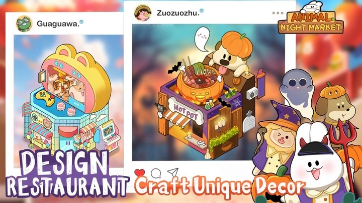 Animal Night Market: Tham gia chợ đêm nhộn nhịp trong thế giới động vật dễ thương Animal Night Market: Tham gia chợ đêm nhộn nhịp trong thế giới động vật dễ thương