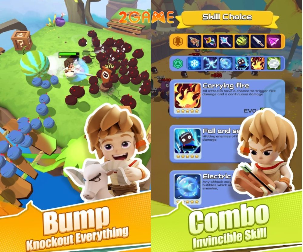 Lối chơi siêu giải trí của game Animals BAM BAM
