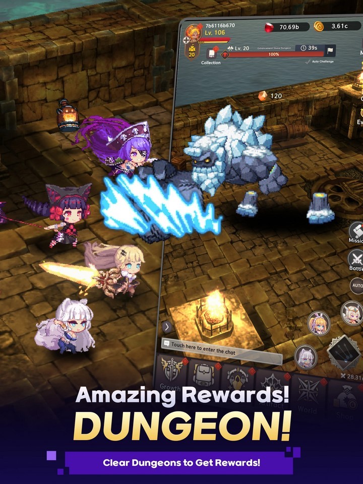 Trở thành nhà thám hiểm mạnh mẽ nhất trong Arcana Blade: Idle RPG Game Trở thành nhà thám hiểm mạnh mẽ nhất trong Arcana Blade: Idle RPG Game