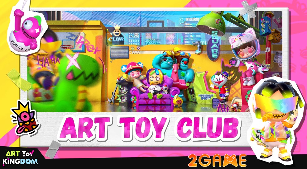 art-toy-kingdom-4 Xây dựng nên phòng trang trí câu lạc bộ cùng bạn bè trong Art Toy Kingdom