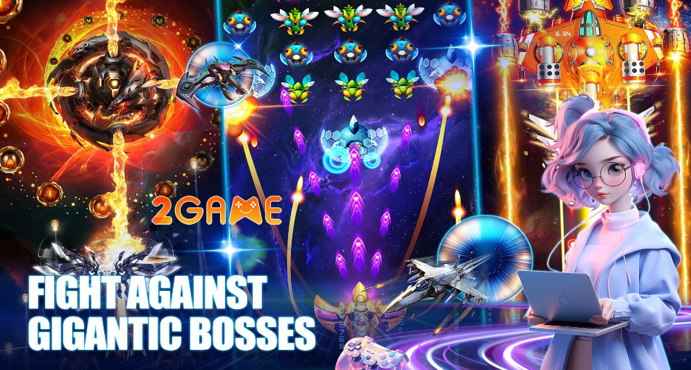 Sống lại tuổi thơ bắn ruồi trong game Attack Galaxy Invader Squad attack galaxy invader squad 2