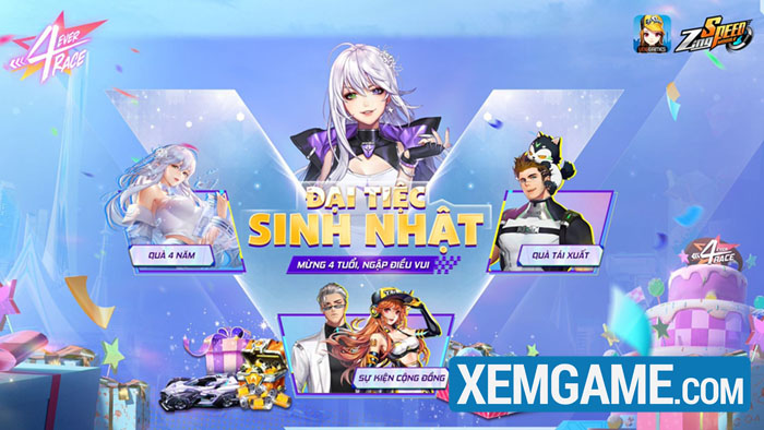 ZingSpeed Mobile ra mắt sự kiện sinh nhật 4 tuổi, quà tặng iPhone 14 Pro Max thu hút mọi ánh nhìn