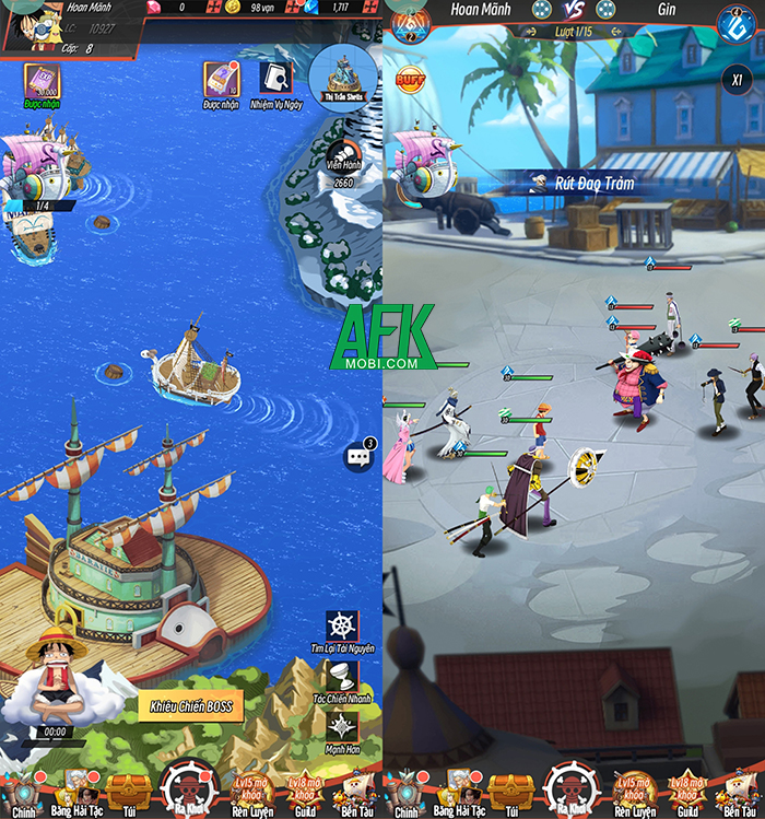 Top 7 game mobile dành cho những ai yêu thích One Piece - Vua Hải Tặc Luffy 6