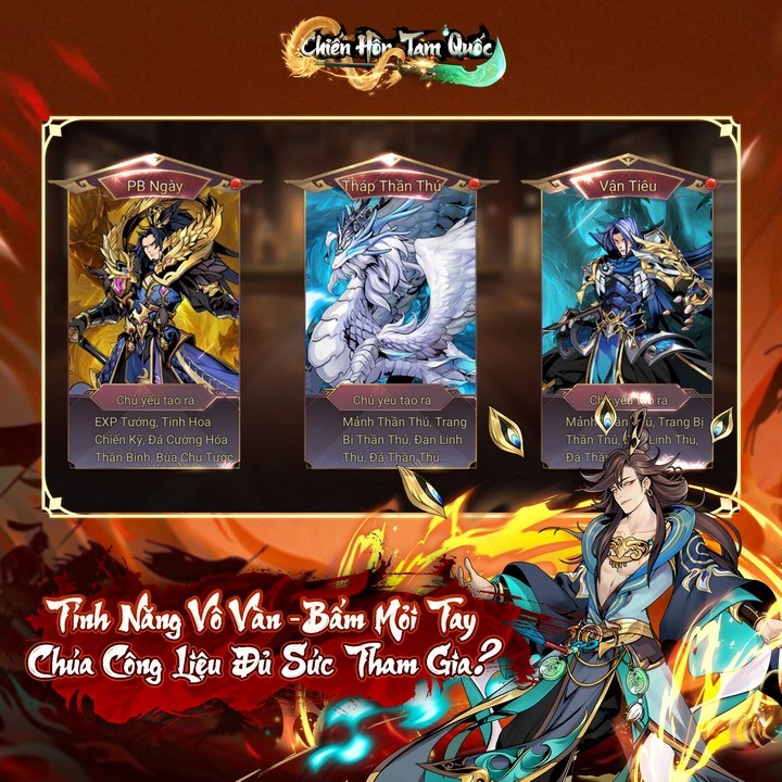 Chiến Hồn Tam Quốc: Thêm một tựa game đấu tướng hấp dẫn được NPH Gzone đưa về Việt Nam Chiến Hồn Tam Quốc: Game đấu tướng hấp dẫn được NPH Gzone đưa về Việt Nam