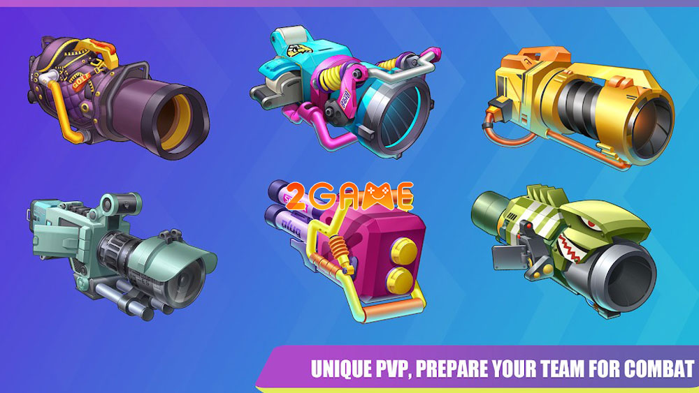 Số lượng vũ khí đa dạng của game BallisticHero Số lượng vũ khí đa dạng của game BallisticHero