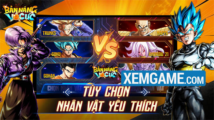 Dragon Ball bất ngờ sống lại trong tựa game mobile Bản Năng Vô Cực 3D sắp ra mắt ban nang vo cuc gioi thieu game 5