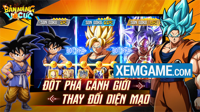 Dragon Ball bất ngờ sống lại trong tựa game mobile Bản Năng Vô Cực 3D sắp ra mắt ban nang vo cuc gioi thieu game 7