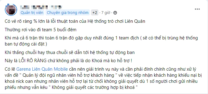 Đầu năm mới, game thủ đã ‘kêu khóc’ vì cách xử lý của Liên Quân, đồng loạt hỏi công bằng ở đâu? - Ảnh 2. Đầu năm mới, game thủ đã ‘kêu khóc’ vì cách xử lý của Liên Quân, đồng loạt hỏi công bằng ở đâu? - Ảnh 2.