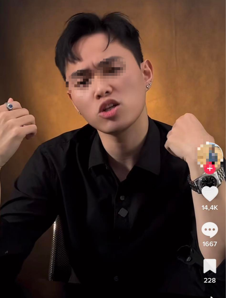 Nói không sợ khi review Sà Bì Chưởng, nam TikToker lên tiếng nhưng vẫn kèm một câu khiêu khích thách thức - Ảnh 2. Nói không sợ khi review Sà Bì Chưởng, nam TikToker lên tiếng nhưng vẫn kèm một câu khiêu khích thách thức - Ảnh 2.