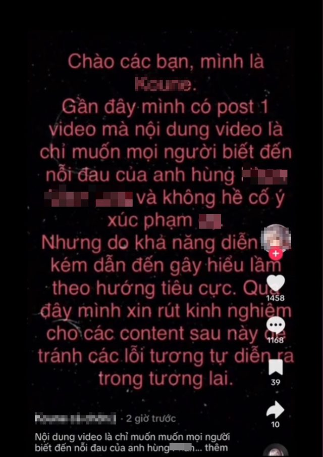 Lấy lịch sử ra làm trò câu view, TikToker nổi tiếng của Liên Quân khiến cộng đồng phẫn nộ bằng hành động không thể chấp nhận - Ảnh 3. Lấy lịch sử ra làm trò câu view, TikToker nổi tiếng của Liên Quân khiến cộng đồng phẫn nộ bằng hành động không thể chấp nhận - Ảnh 3.